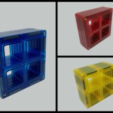 Magnetická stavebnice 48ks - dlaždice