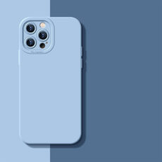 Silikonové pouzdro pro Apple iPhone 12, modrá