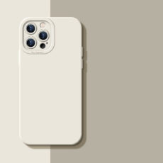 Silikonové pouzdro pro Apple iPhone 12 Pro, bílá