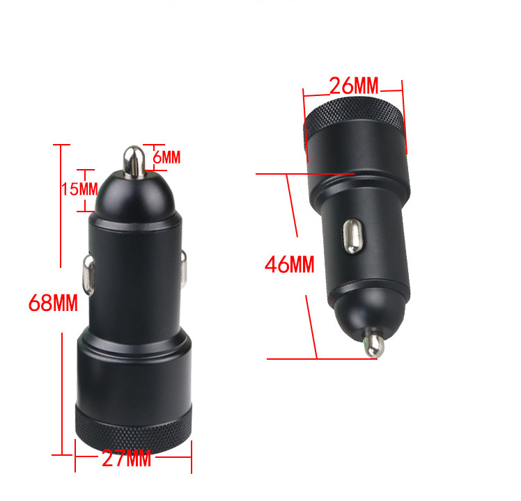 Rychlonabíjecí adaptér 36W do auta - 1x USB a 1x USB-C - Image 2